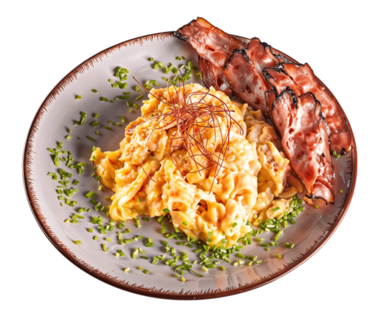 míchaná vajíčka oliver