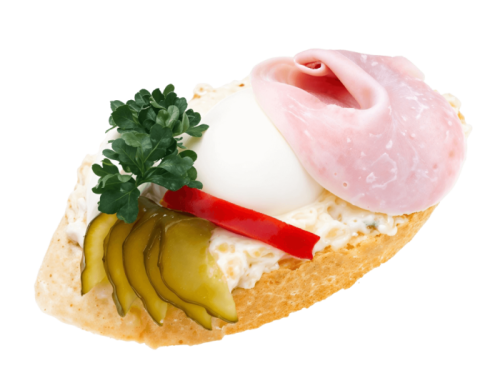 šunka vejce chlebíček bistro oliver